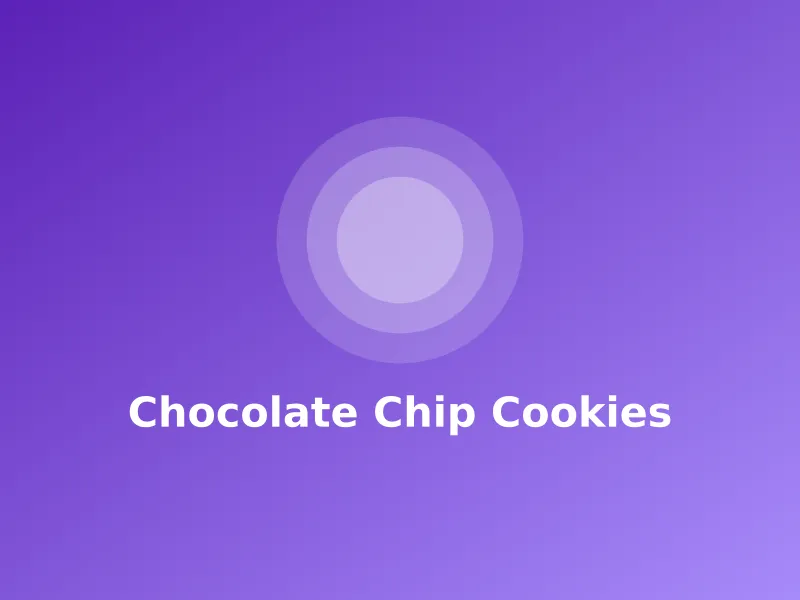 Chocolate Chip Cookies
